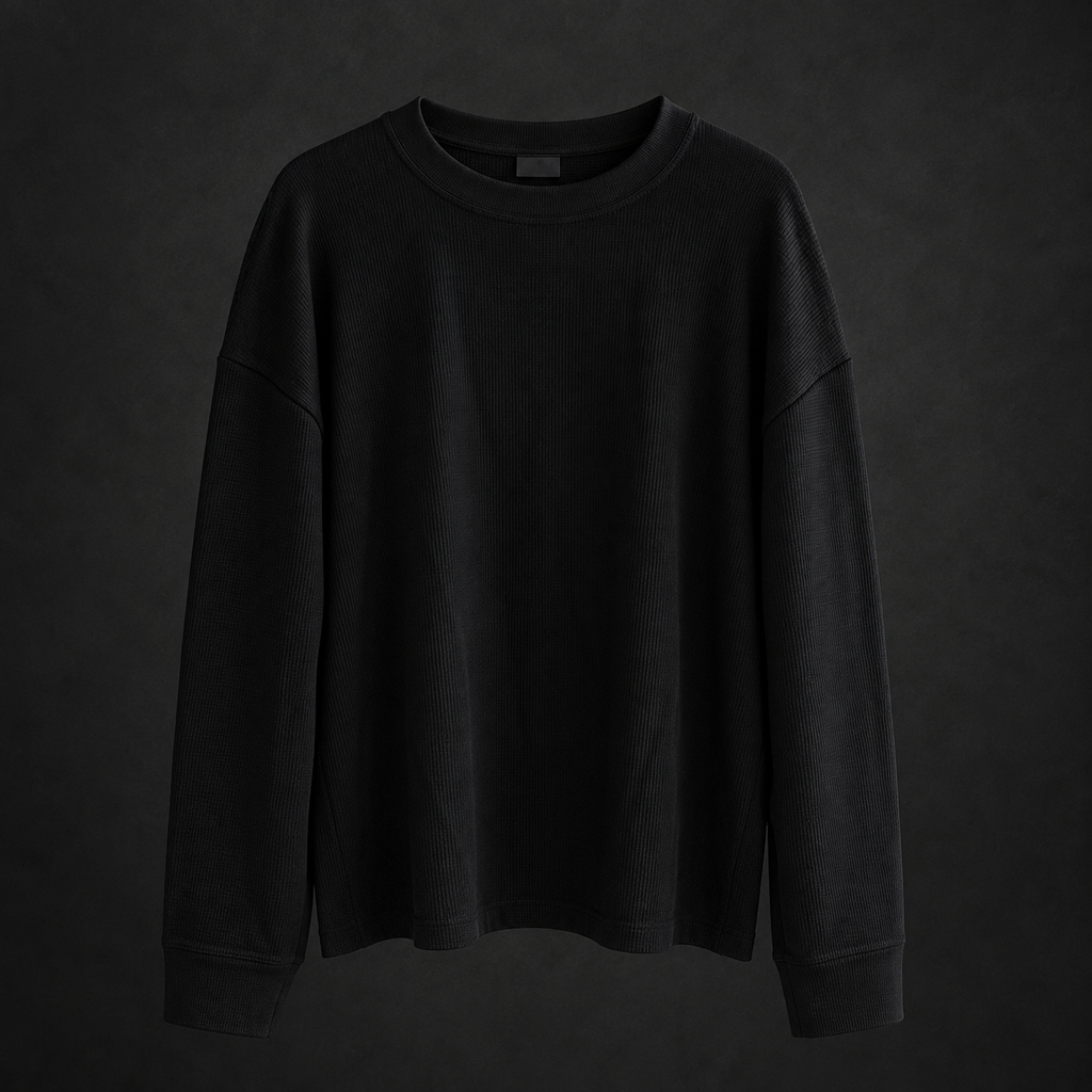 TELL NO TALES WAFFLE L-SLEEVE